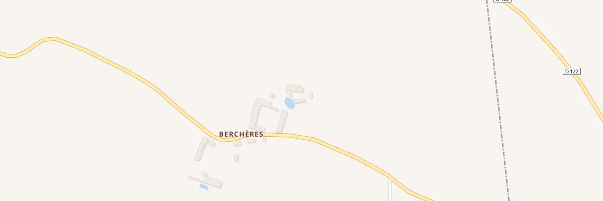 Plan du 3 Rue du Hameau de Bercheres à Gas