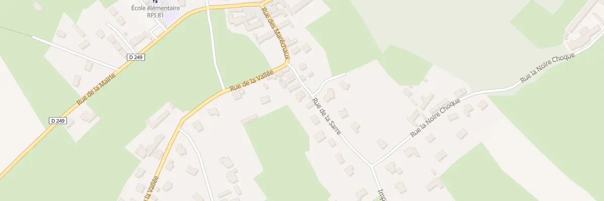 Plan du 44 Rue de la Sarre à Audembert