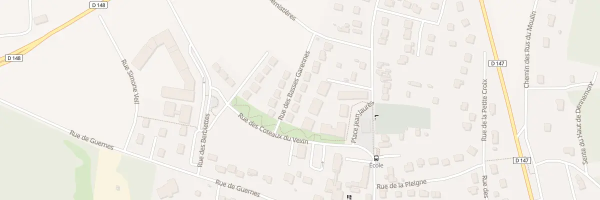 Plan du 6 Rue des Basses Garennes à Follainville-Dennemont