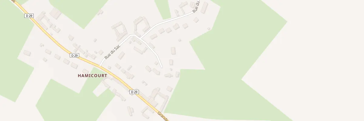 Plan du 16 Rue du Sac Hamicourt à Tours-en-Vimeu