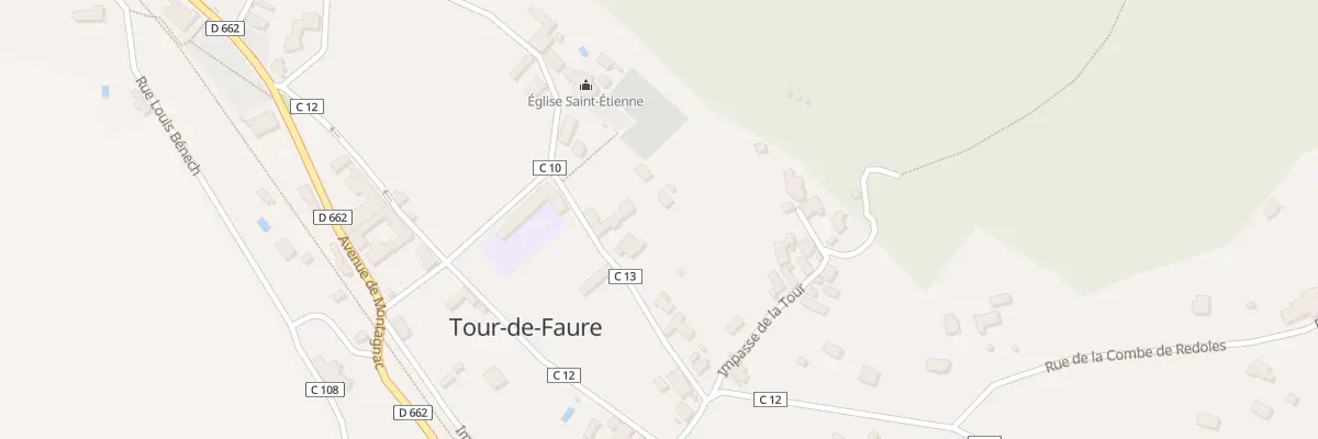 Plan du 87 Rte de Mélines à Tour-de-Faure