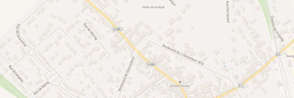Plan du 52 Rue de la Croix Blanche à Patay