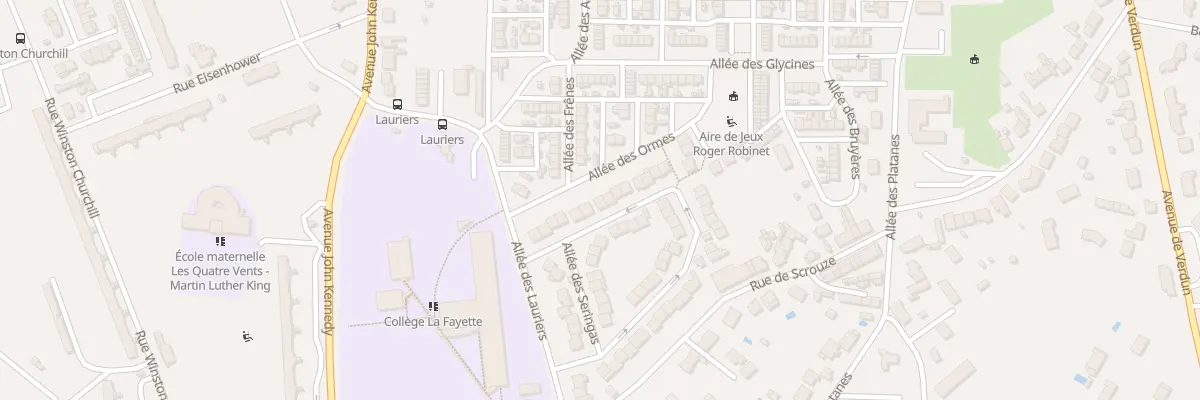 Plan du 13 Rue des Tamaris à Châteauroux
