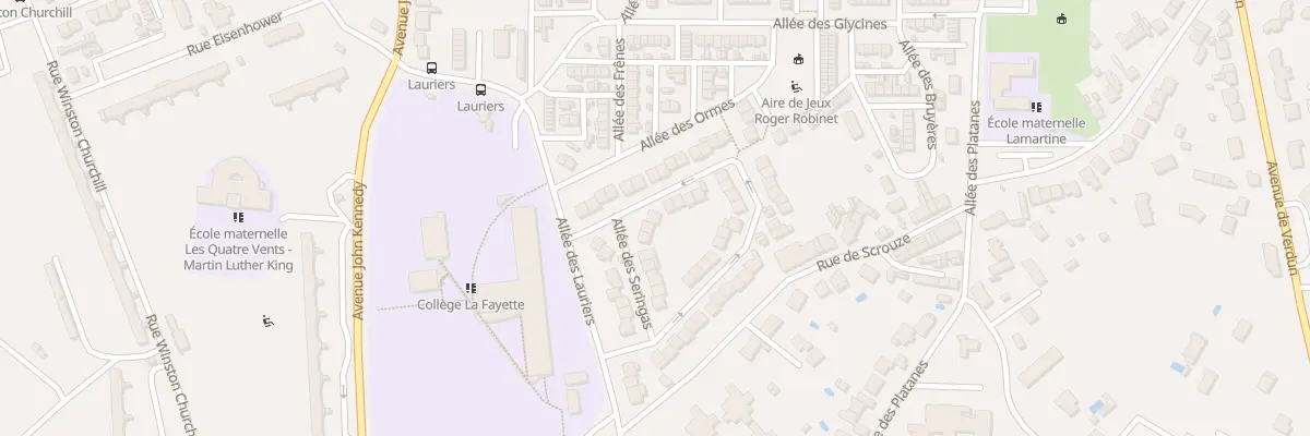 Plan du 2 Rue des Tamaris à Châteauroux