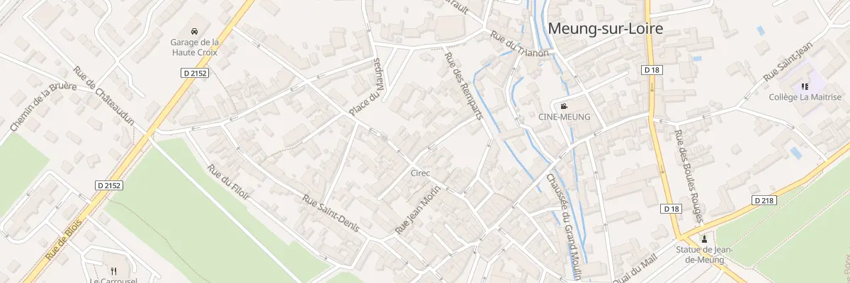 Plan du 14 Rue du Puits Chauveau à Meung-sur-Loire