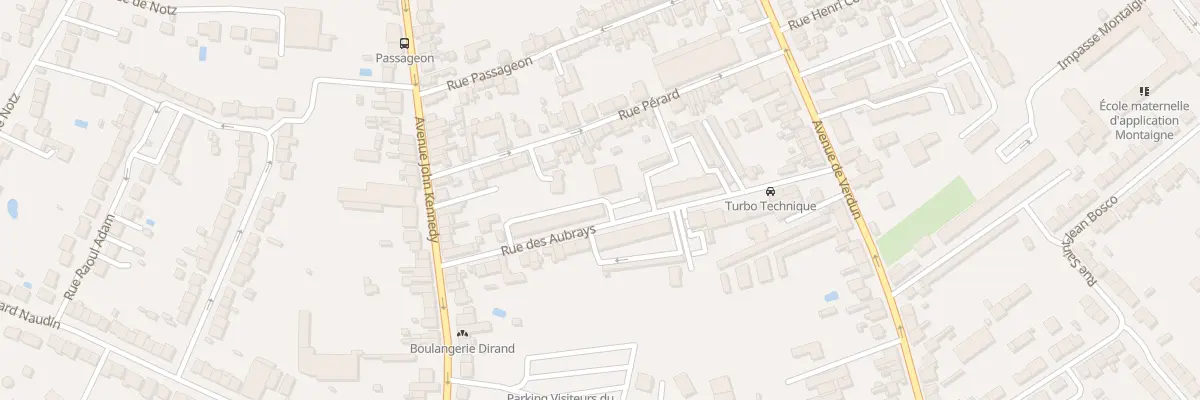 Plan du 30 Rue des Aubrays à Châteauroux
