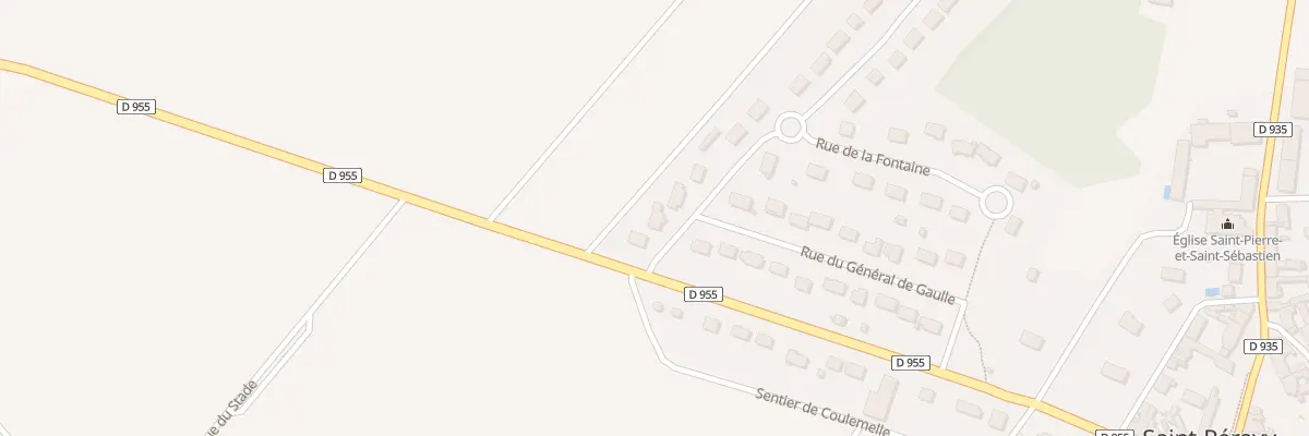 Plan du 23 Rue du Gen de Gaulle à Saint-Péravy-la-Colombe