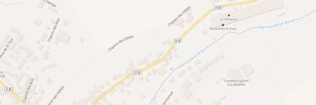 Plan du 67 Fg de la Bretonniere à Gallardon