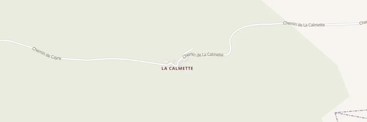 Plan du 61 La Calmette à L’Herm