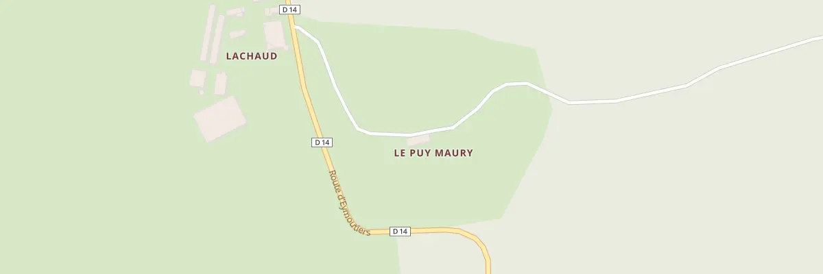 Plan du 5058A Puy Maury à Augne