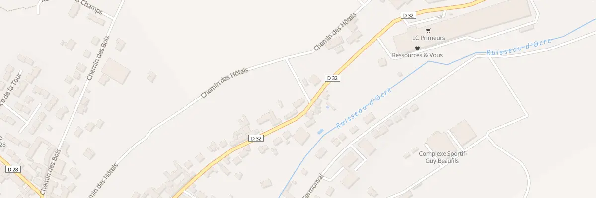 Plan du 69 Fg de la Bretonniere à Gallardon