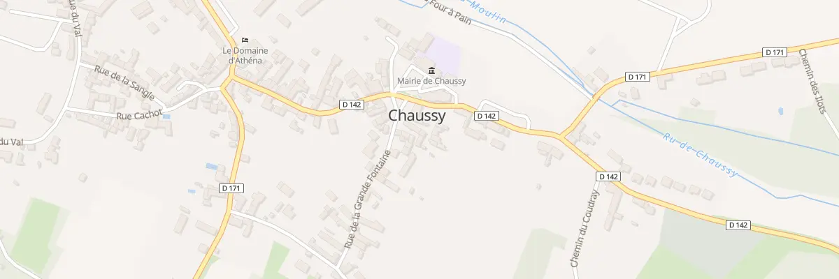 Plan du 5 Pl Charles de Gaulle à Chaussy
