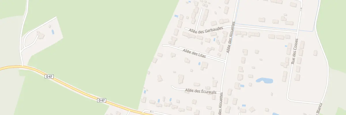 Plan du 3 All des Lilas au Poinçonnet