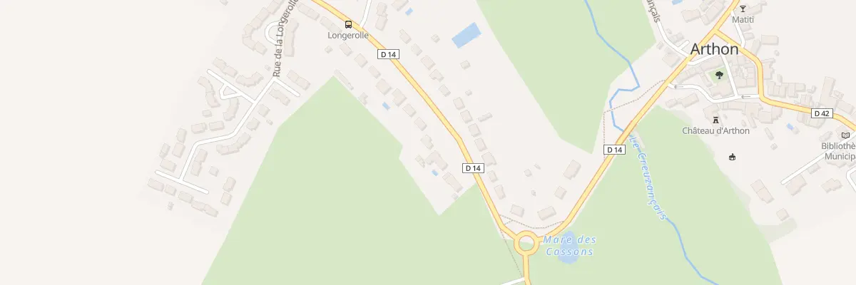 Plan du 9 Rte de Velles à Arthon