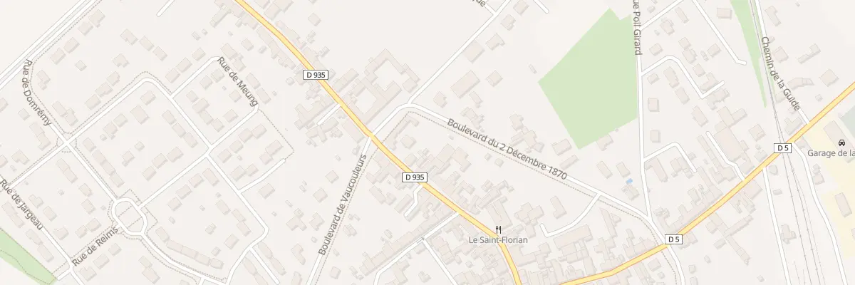 Plan du 48 Rue de la Croix Blanche à Patay