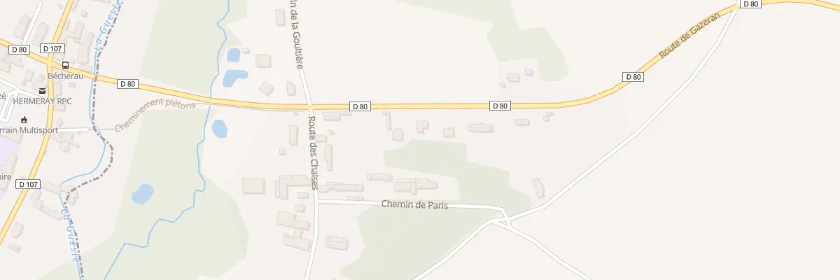 Plan du 14 Rte de Gazeran à Raizeux