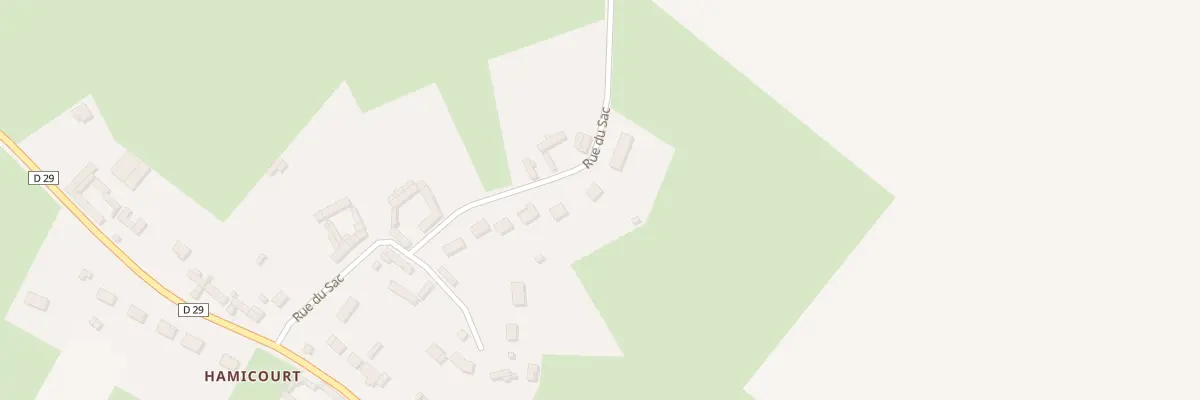 Plan du 30 Rue du Sac Hamicourt à Tours-en-Vimeu