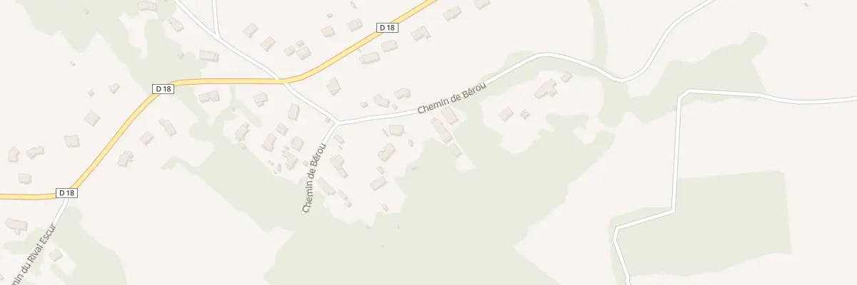 Plan du 157B Che de Bérou à Rabastens