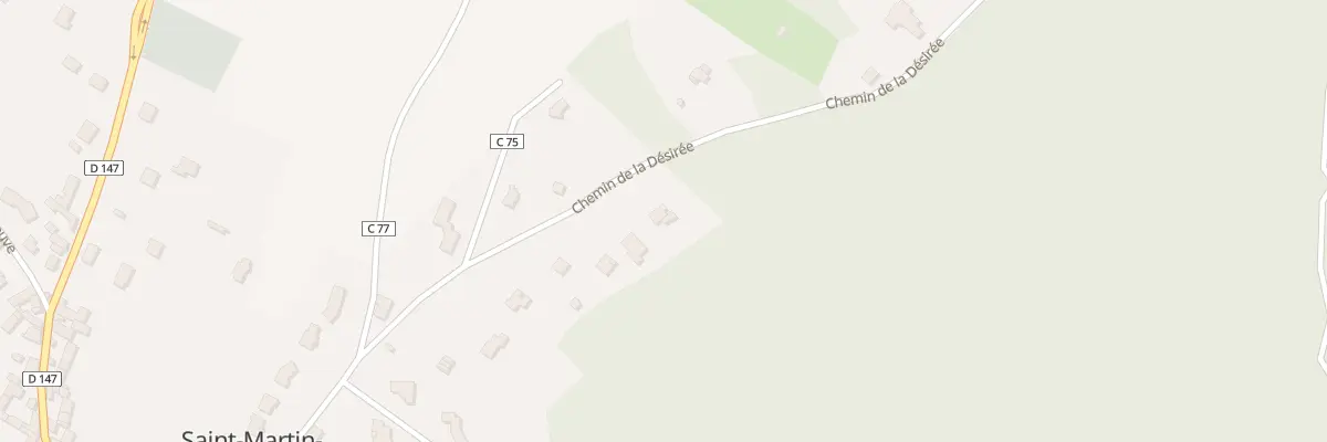 Plan du 470 Che de la Désirée à Saint-Martin-la-Garenne