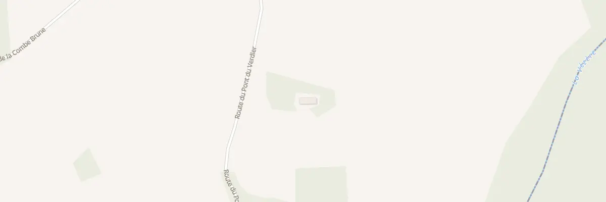 Plan du 3 Rte du Pont du Verdier à Peyrissac