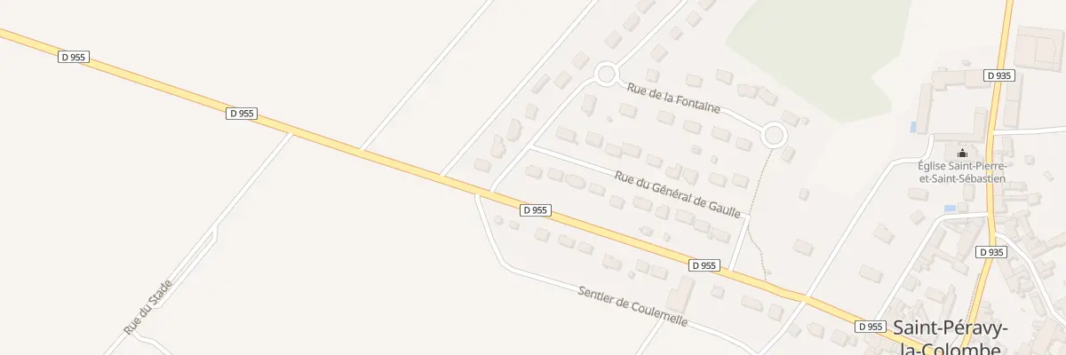 Plan du 20 Rue du Gen de Gaulle à Saint-Péravy-la-Colombe