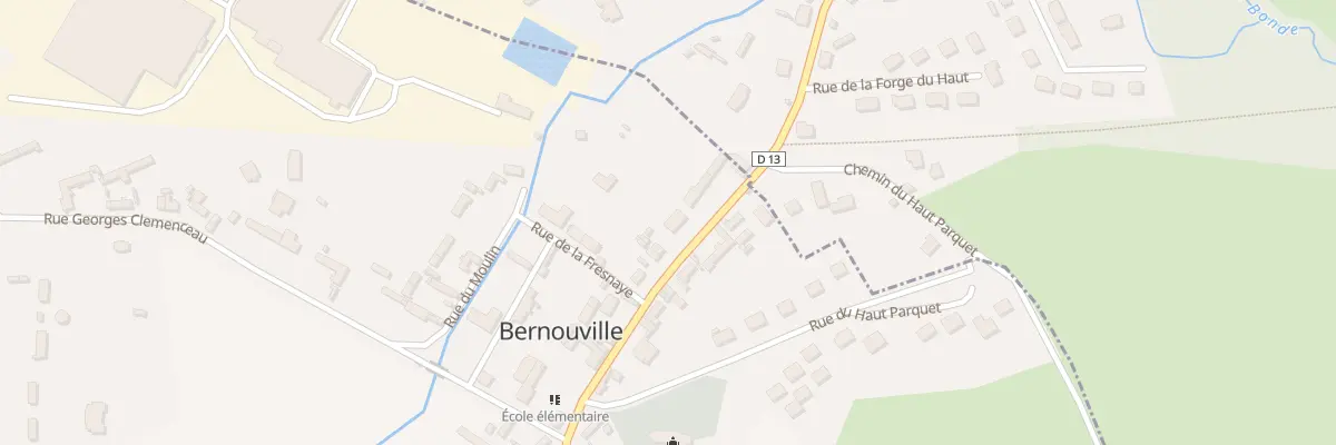 Plan du 8B Rue Georges Joignet à Bernouville