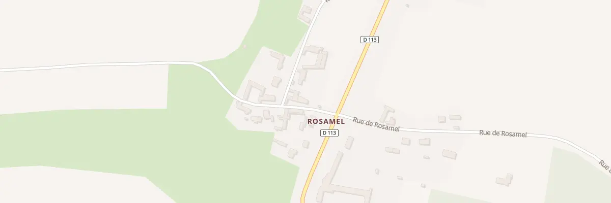 Plan du 8 Rue de Rosamel à Frencq