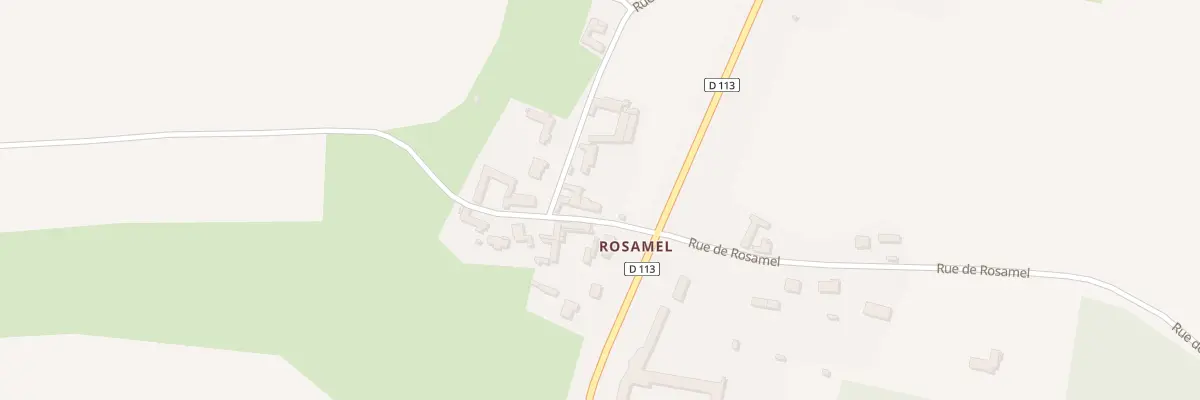 Plan du 10 Rue de Rosamel à Frencq