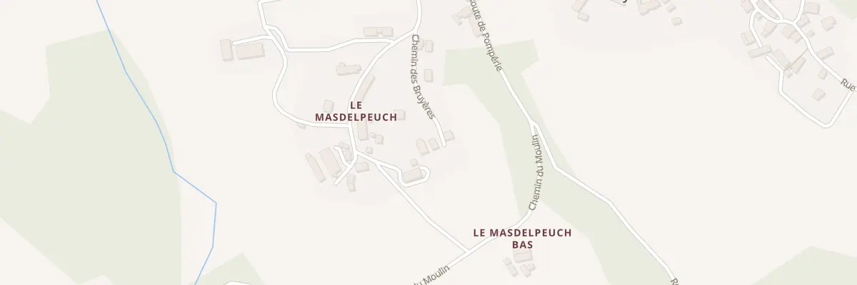 Plan du 45 Le Masdelpeuch à Chameyrat