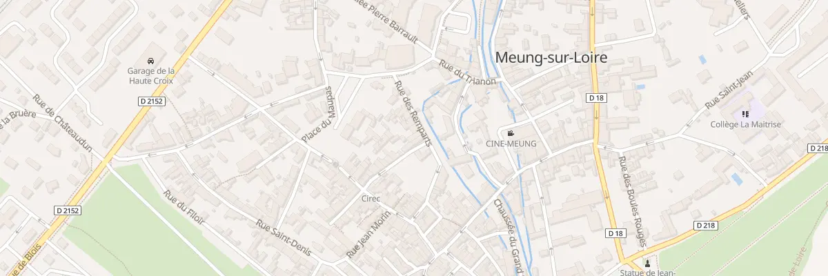 Plan du 18 Rue des Remparts à Meung-sur-Loire