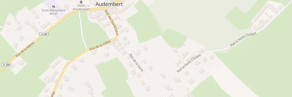 Plan du 69 Rue de la Sarre à Audembert
