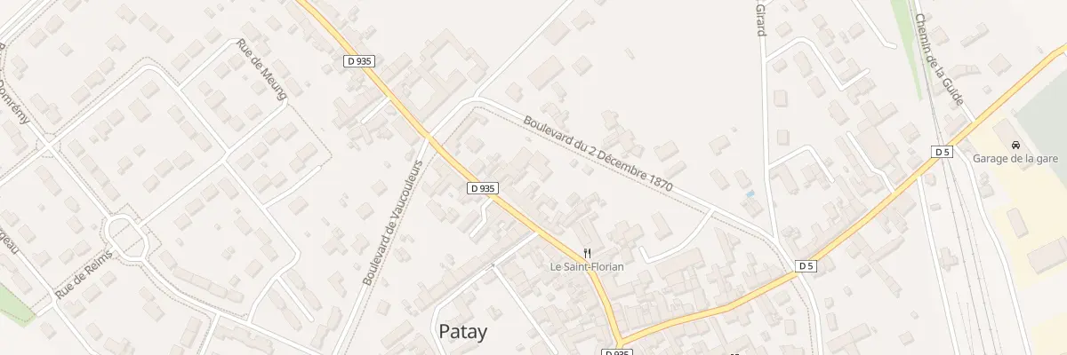 Plan du 42 Rue de la Croix Blanche à Patay