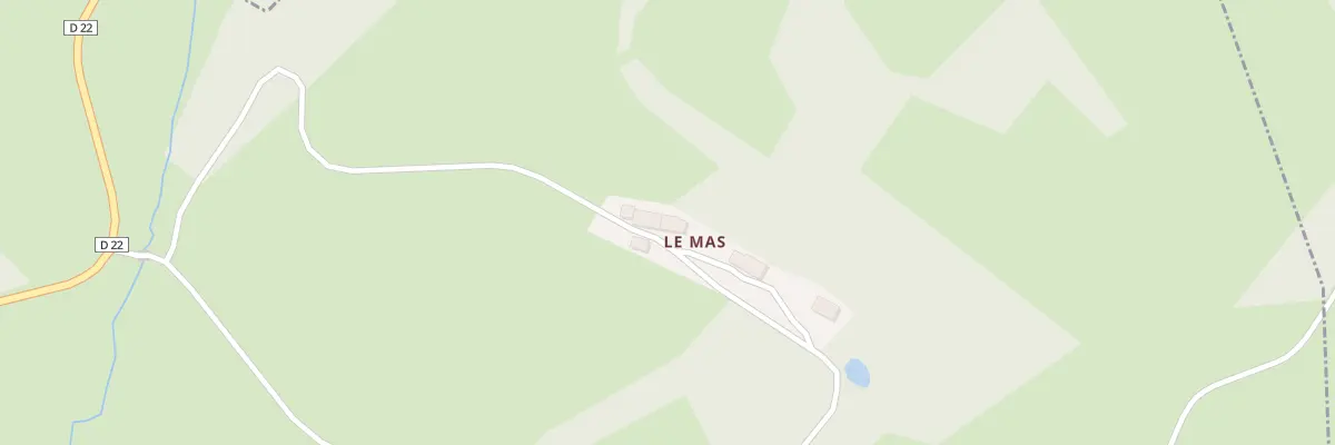 Plan du 5021 Le Mas et Le Mas Petit à Saint-Priest-Palus