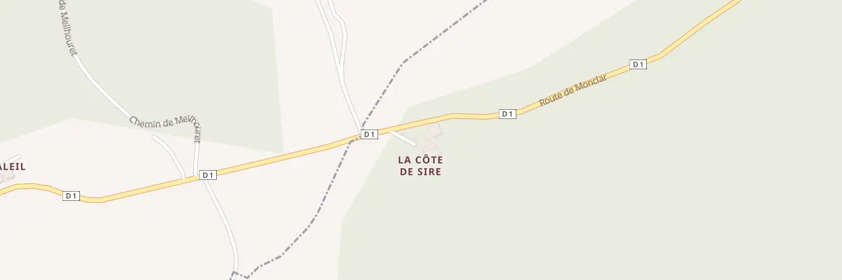 Plan du 293 Rte de Monclar à Puycelsi