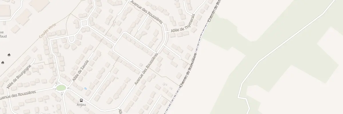 Plan du 2 All du Vexin à Magnanville