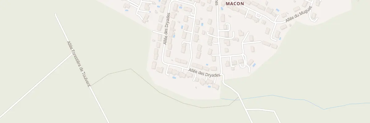 Plan du 10 All des Dryades au Poinçonnet