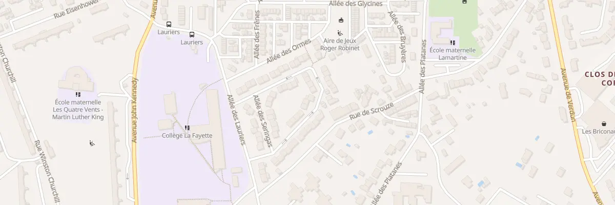 Plan du 22 Rue des Tamaris à Châteauroux