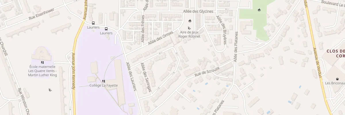 Plan du 16 Rue des Tamaris à Châteauroux