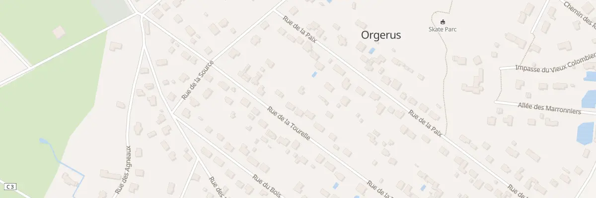 Plan du 44 Rue de la Tourelle à Orgerus