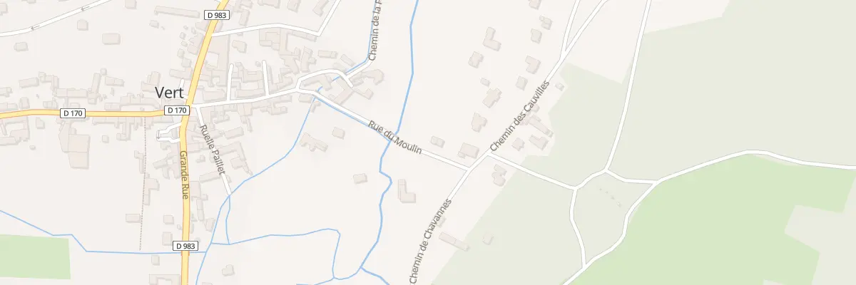 Plan du 25 Rue du Moulin à Vert