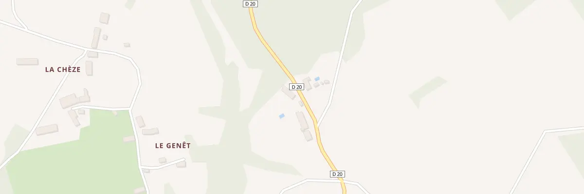 Plan du 9 Le Genêt à Rilhac-Treignac