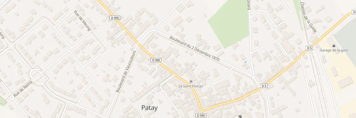 Plan du 40 Rue de la Croix Blanche à Patay