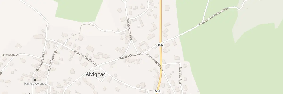 Plan du 5161 Le Couderc Nord à Alvignac