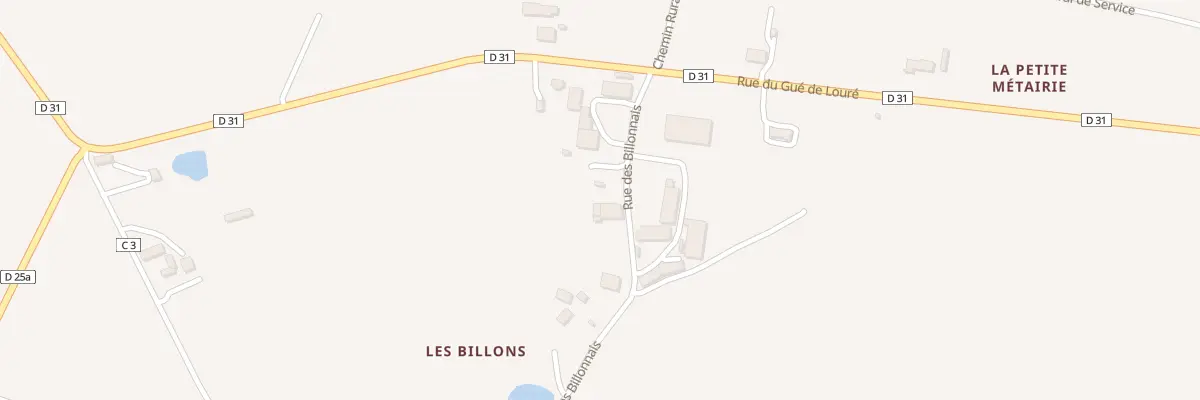 Plan du 415 Rue des Billonnais à Sembleçay