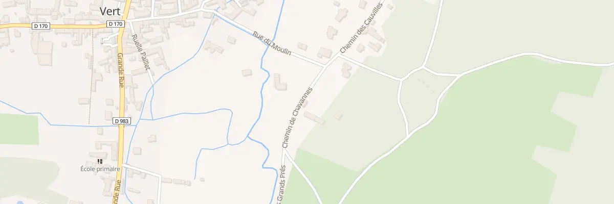 Plan du 6 Che de Chavannes à Vert