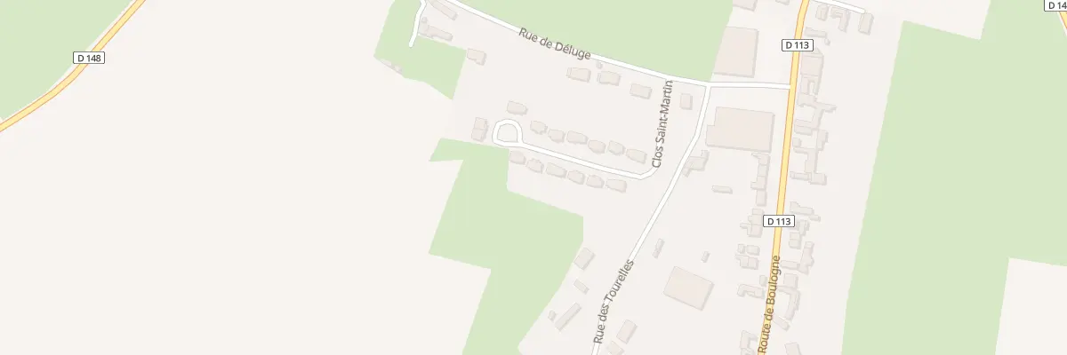 Plan du 9 Clos Saint Martin à Frencq