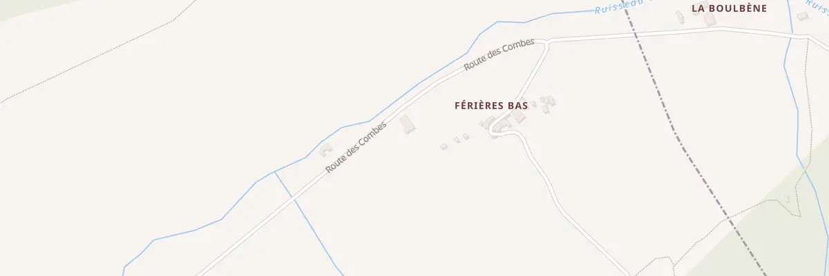 Plan du 1894 Rte des Combes à Bruniquel