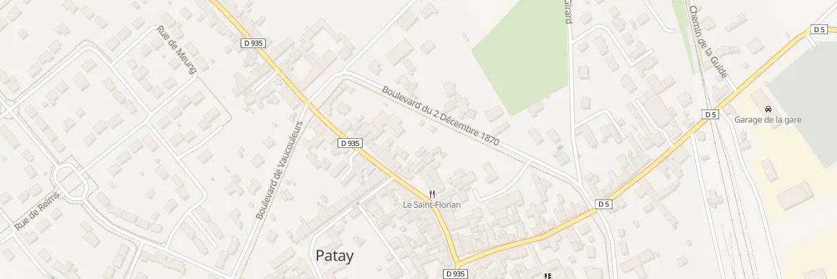 Plan du 36 Rue de la Croix Blanche à Patay