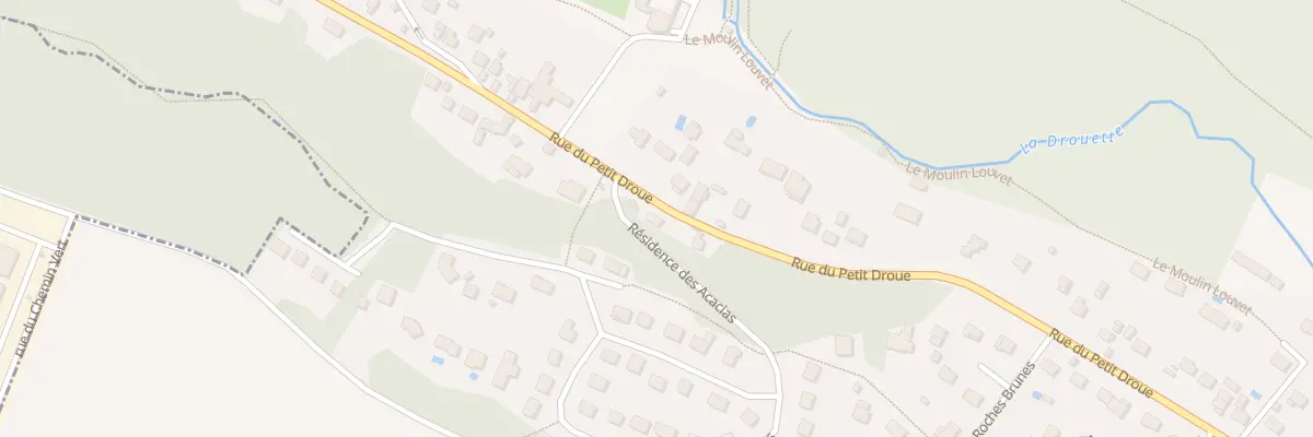 Plan du 37 Rue du Petit Droue à Droue-sur-Drouette