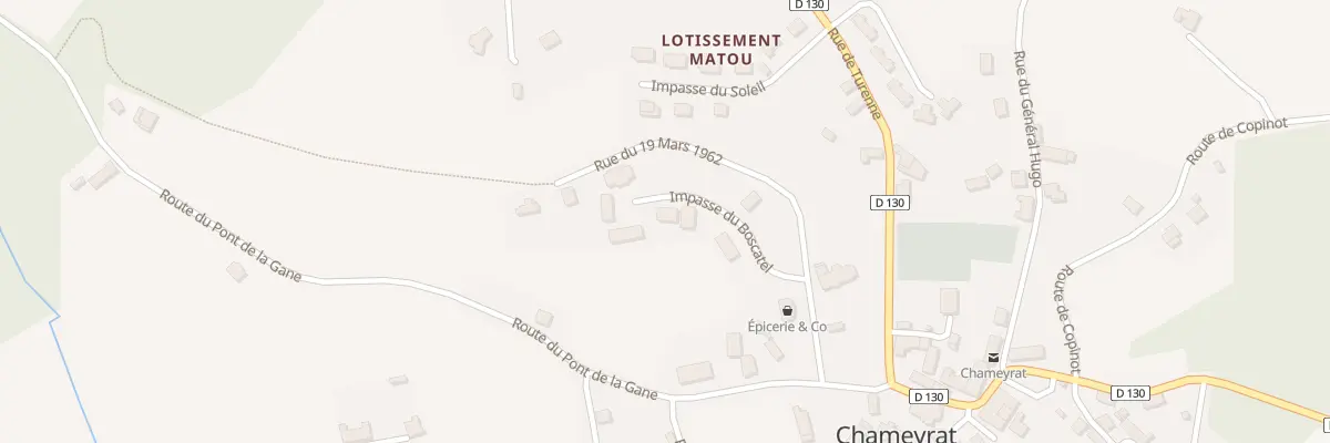 Plan du 129 Imp du Boscatel à Chameyrat